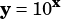 y= 10x
