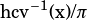 hcv-1(x)/π 