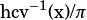 hcv-1(x)/π 