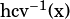 hcv-1(x)  