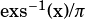 exs-1(x)/π 