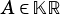 A∈ KR