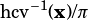 hcv-1(x)/π 