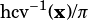 hcv-1(x)/π 