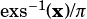 exs-1(x)/π 