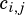 ci,j