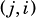 (j,i)
